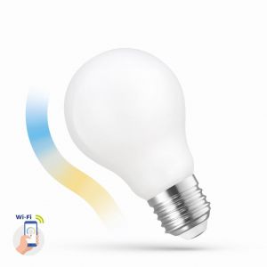 Żarówka LED Wi-Fi ściemnialna 5W COG E27 CCT DIMM Milky SMART WOJ+14419 SMART  WOJ+14419 Spectrum Led - 14315ed2626b514b6ce89787d9c0a01428fa4884.jpg