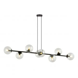 Emibig lampa wisząca Rossi 8 8xE14 transparentne klosze 874/8 - 874_8_1.jpg