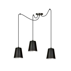 Emibig lampa wisząca LINK 3 BLACK / WHITE E27 60W MAX 454/3 - 9647cfe48ff0f0ec8f23fcb2b9ce2303db2a5336.jpg