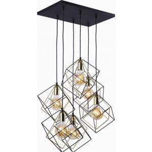 TK-Lighting lampa wisząca Alambre 6xE27 max 60W czarna/złota - aef081475b1d71e24b32858ab383963aaac64499.jpg