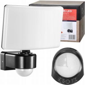 TOS LED 30W naświetlacz ogrodowy z PIR, 2200lm, IP65, 4000K, PC, czarny AD-NL-6148BLR4 ORNO - lampa-zewnetrzna-led-30w-regulacja-czujnik-ruchu.jpg