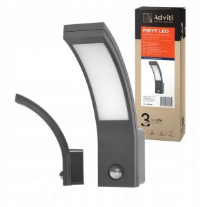 PIRYT LED 10W, oprawa ogrodowa z czujnikiem ruchu 140st, 800lm, IP54, 4000K, szara, AD-OP-6109GLPMR4 ORNO - lampa-zewnetrzna-z-czujnikiem-ruchu-led-10w-4000k.jpg