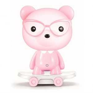 Lampka dekoracyjna Bear Skater różowa E14 1x3W - lpx0003_lm-clpx0003_lm-c.jpg