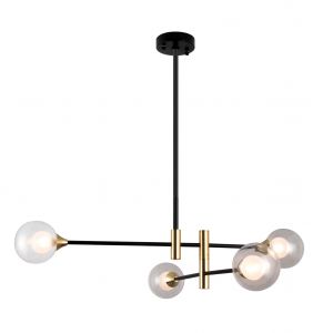 ITALUX lampa wisząca Marino G9 25W 220V IP20 kolor - czarny, mosiężny - pnd-9148-4.jpg