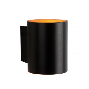 Kinkiet Squalla G9 IP20 tuba czarna złota  SLIP006004 Spectrum Led - slip006004,img1.jpg