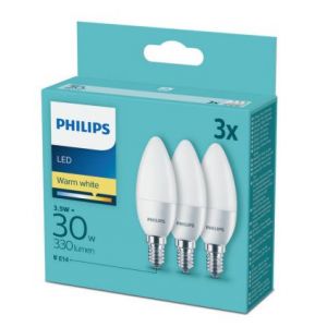 Trójpak żarówka LED 30W świeczka E14 ciepła biel produkt wycofany PHILIPS - trojpak.jpg