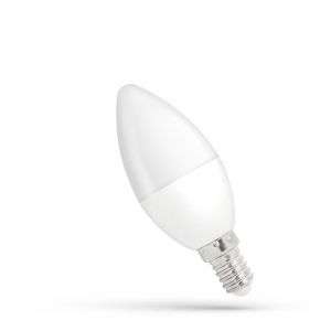 Żarówka LED ŚWIECOWA E14 6W zimna biel ściemnialny  WOJ+14383 Spectrum Led - woj--14383,img1.jpg