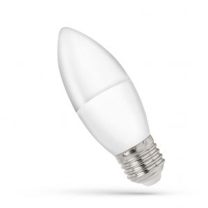 Żarówka LED ŚWIECOWA E27 230V 1W 100lm 6000K zimna biel  WOJ+14456 Spectrum Led - woj--14456,img1.jpg