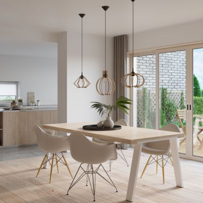 Sollux Lampa wisząca ARANCIA naturalne drewno SL.0391 (SL.0391)