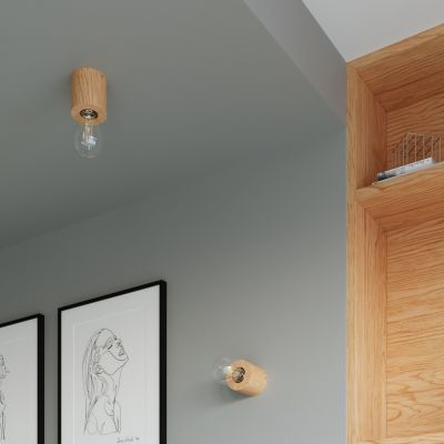 Sollux Lampa biurkowa SALGADO naturalne drewno SL.0674 (SL.0674)