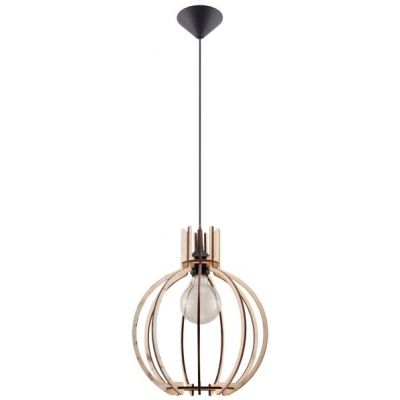Sollux Lampa wisząca ARANCIA naturalne drewno SL.0391 (SL.0391)