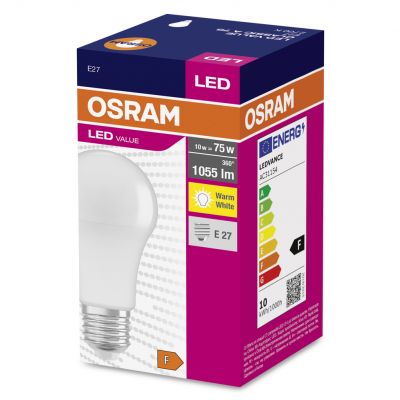 Żarówka LED E27 A60 10W = 75W 1055 lm 2700K CIEPŁA 200 st. OSRAM LEDVANCE (4052899971028)
