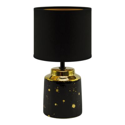 Lampka stołowa nocna HELENA E14 czarna  03788 IDEUS (03788)