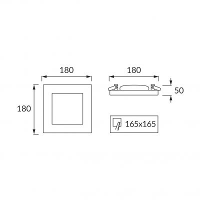 CINDER LED D 20W 4000K IDEUS (02885)