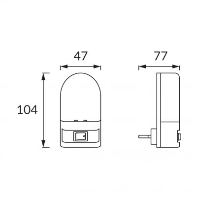 DEO LED 1W IDEUS (02869)