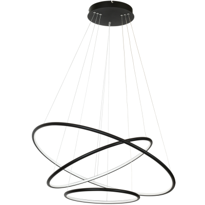 Milagro lampa wisząca LED Orion Black 99W 6930lm 3000K ML509 (ML509)