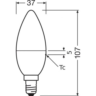Żarówka OSRAM LED STAR RGB + PILOT 5,5W 40W E14 LEDVANCE (4058075430853)