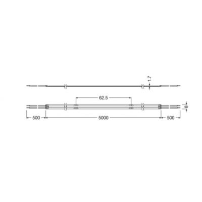 Taśma LED Pasek COB 55W Ciepła IRC90 Performance 5m 4058075597532 LEDVANCE (4058075597532)