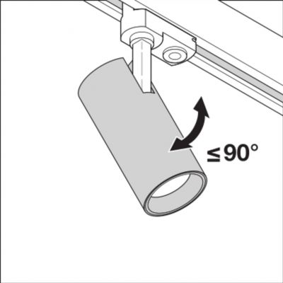 Szynowa oprawa TRACKLIGHT SPOT D85 35W 4000K 90RA NFL GY LEDVANCE (4058075113749)