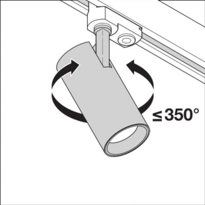 Szynowa oprawa TRACKLIGHT SPOT D85 35W 4000K 90RA NFL GY LEDVANCE (4058075113749)