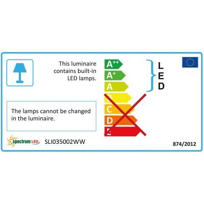 ALGINE LED 24V 9W IP20 WW SUFITOWE  SLI035002WW Spectrum Led (SLI035002WW)