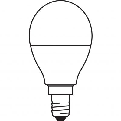 Żarówka LED kulka OSRAM RGBW RGB + pilot 4.5W E14 LEDVANCE (4058075430839)