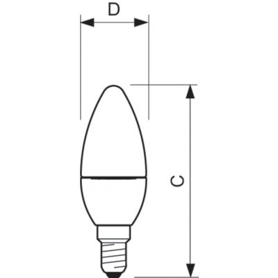 Żarówka CorePro candle ND 3.5-25W E14 840 B35 FR produkt wycofany PHILIPS (929001205602)